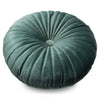 Perna decorativa, Velvet Round Verde Inchis, Ø40 cm