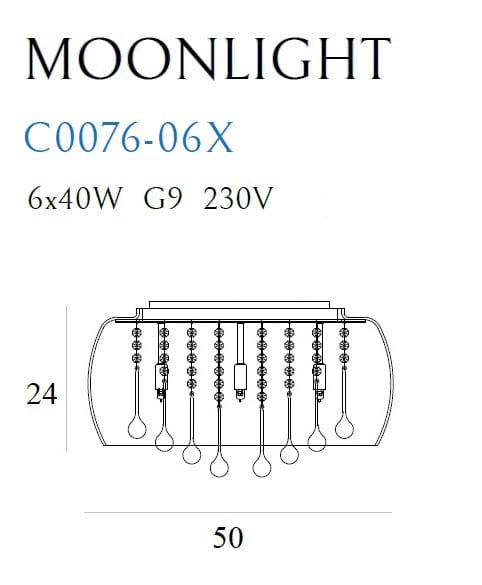 Plafoniera Moonlight C0076-06X Crom (2)