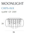 Plafoniera Moonlight C0076-06X Crom (2)