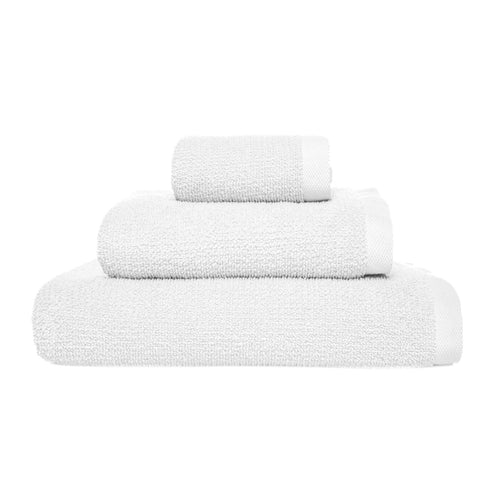 Prosop baie din bumbac, Feel Alb & SRMPT-FEEL-14210-WHITE & SRMPT-FEEL-14210-WHITE