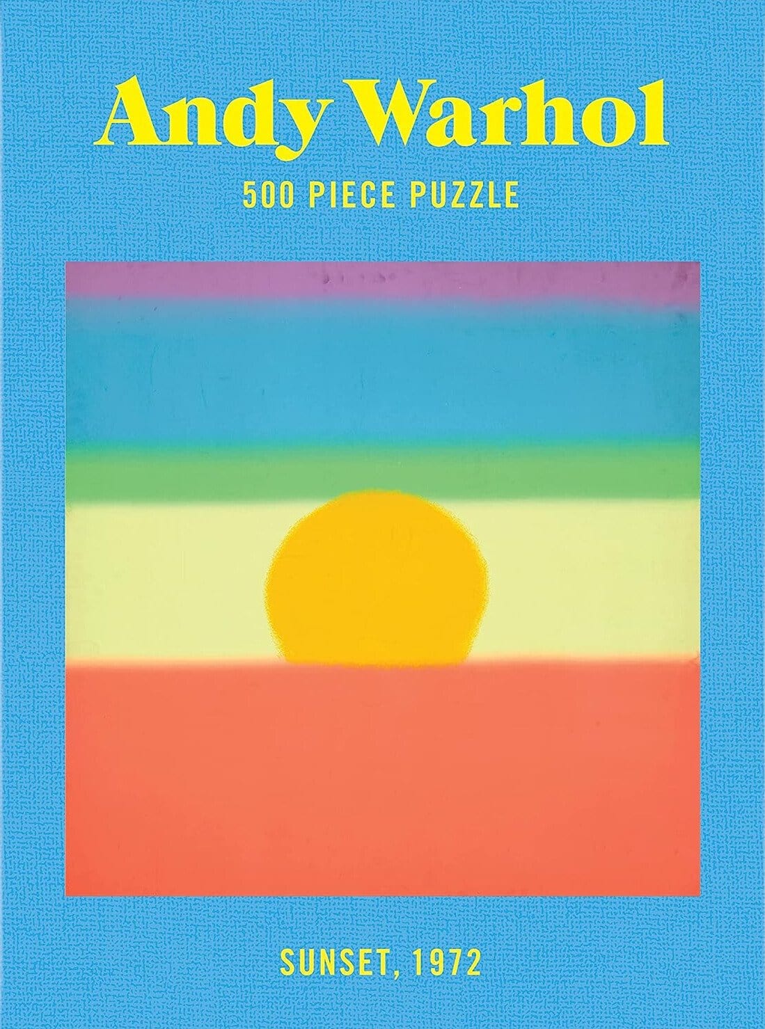 Puzzle Andy Warhol Sunset Book, 500 piese, 16 x 21 cm