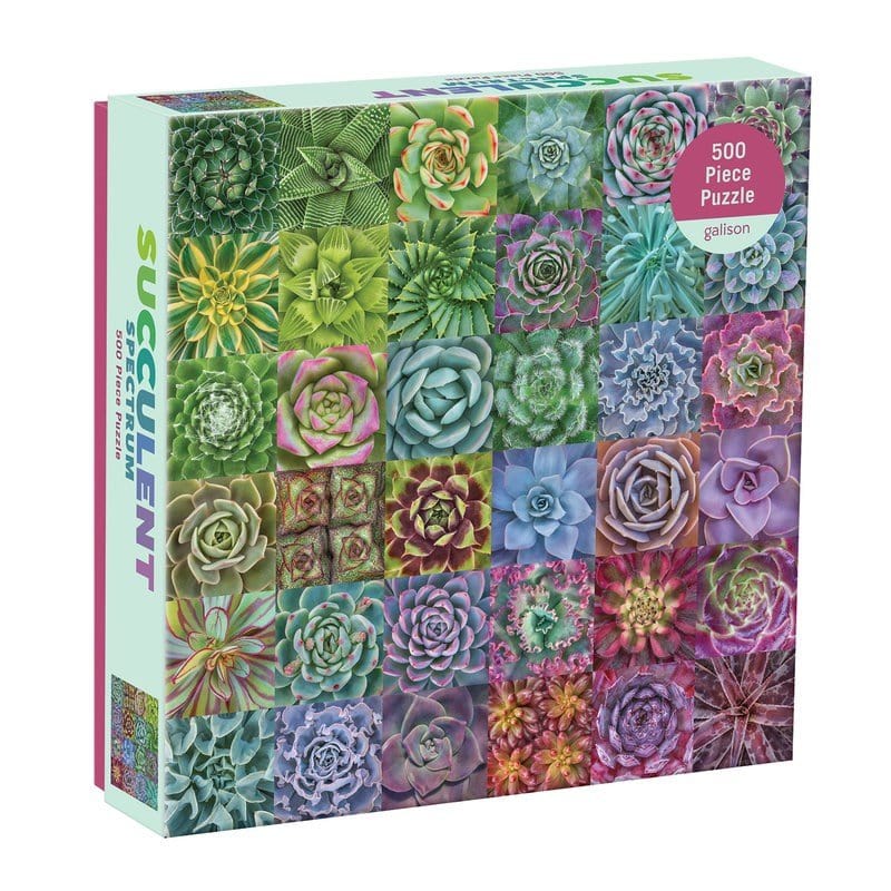 Puzzle Succulent Spectrum, 500 piese, 20,3 x 20,3 cm