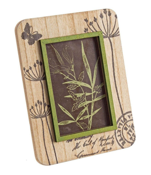 Rama foto decorativa din MDF, Hollis Natural / Negru, 17 x 40,3 cm