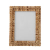 Rama foto decorativa din ratan, Chanella Natural, 16,5 x 21,5 cm