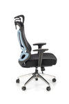 Scaun de birou ergonomic tapitat cu stofa, Gilberto Negru, l64xA70xH121-129 cm (7)