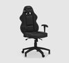 Scaun gaming tapitat cu piele ecologica, Gamer Negru, l50xA60xH110 cm