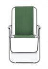 Scaun pliabil de gradina / terasa, din metal, Malibu Verde, l56xA63xH85 cm (10)