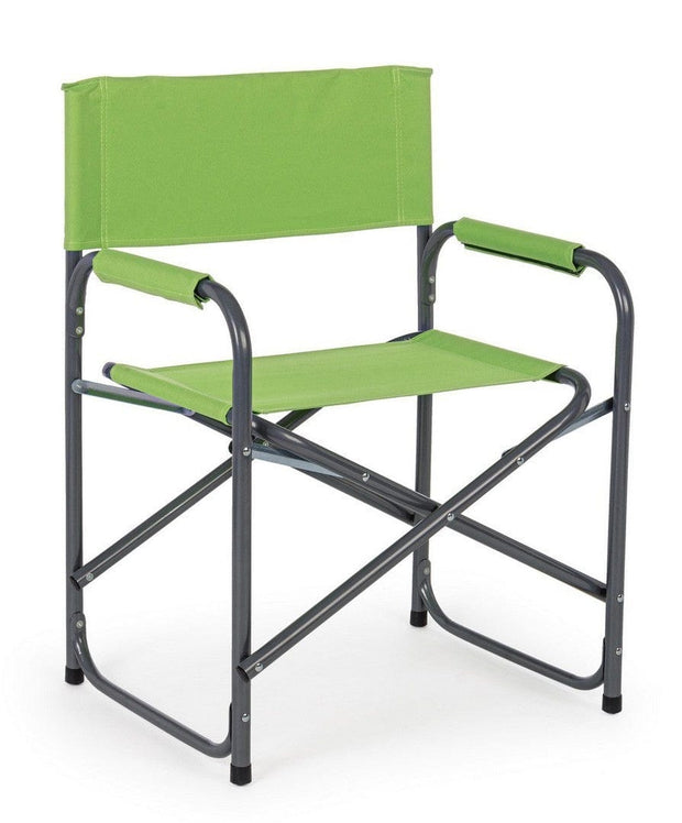 Scaun pliabil de gradina / terasa, din metal, Olbia Verde Lime / Antracit, l55xA47xH78 cm