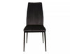 Scaun tapitat cu stofa si picioare metalice, Atom Velvet Negru, l44xA39xH93 cm (1)