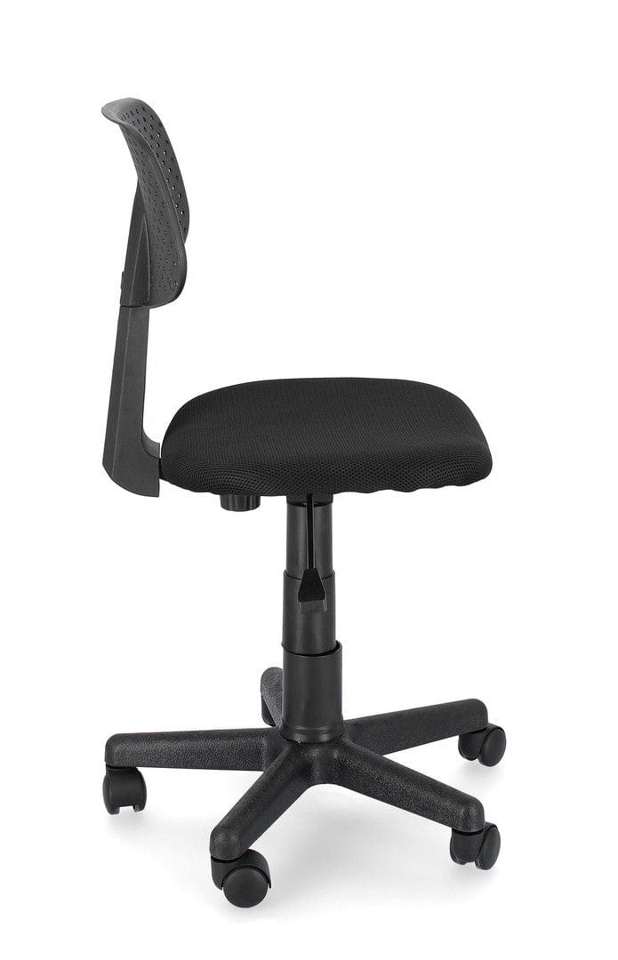 Bizzotto Scaun de birou ergonomic, tapitat cu stofa Lexi Negru, l40xA45xH72,5-84 cm