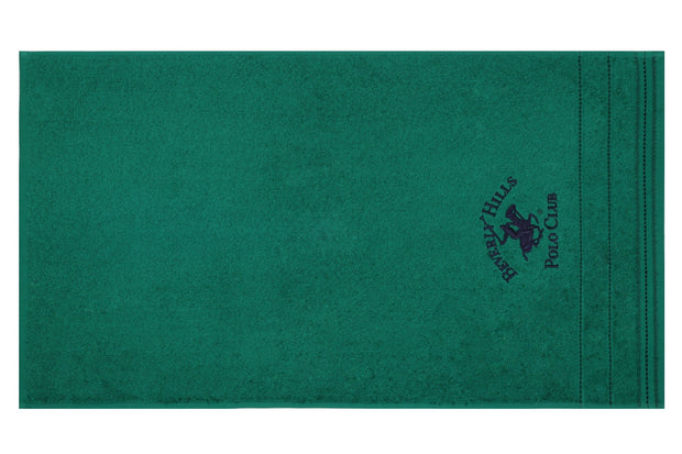Asir Set 2 prosoape baie din bumbac, Beverly Hills Polo Club 403 Verde, 50 x 90 cm