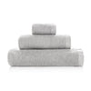 Set 3 prosoape baie din bumbac, Ribbon Gri, 30 x 50 / 50 x 100 / 70 x 140 cm