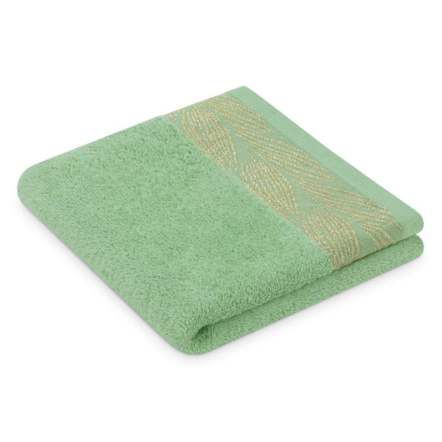 Decoking Set 3 prosoape de baie din bumbac, Allium Verde Mint, 30 x 50 cm / 50 x 90 cm / 70 x 130 cm