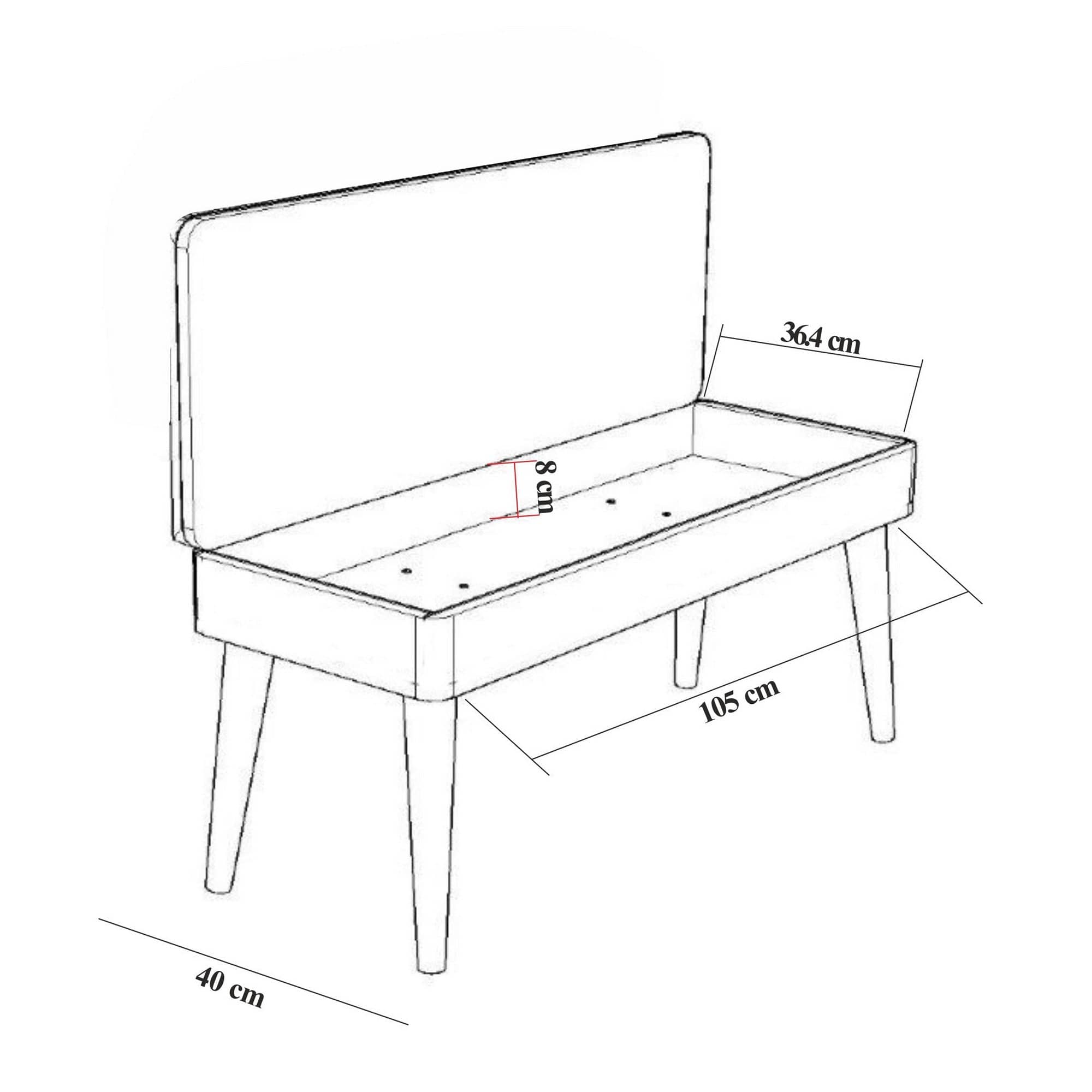 Set de mobila hol din pal, 2 piese, Vegas 942-900 Alb / Cappuccino (11)