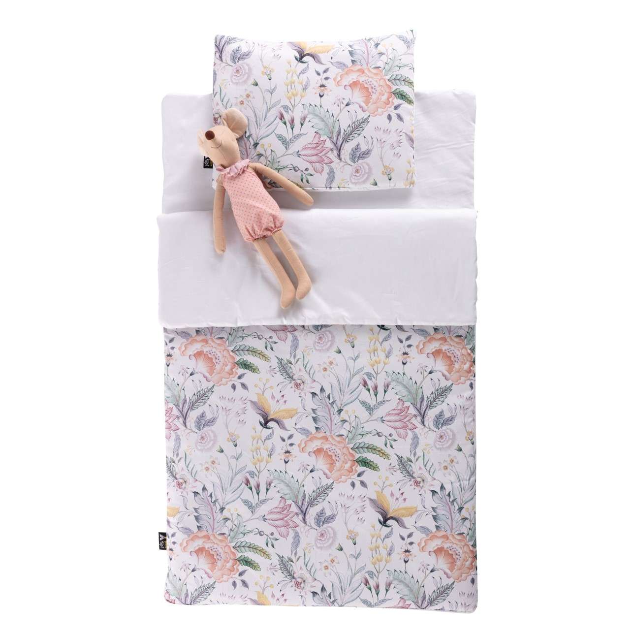 Set perna si sac de dormit pentru copii, Flowers Multicolor (2)