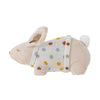 Bloomingville Set Soft Toy din bumbac si poliester, pentru copii, Villja Alb, L28xl12xH15 cm, 2 piese