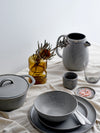 Bloomingville Set vesela din ceramica, Kendra Gri, 12 piese