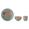 Set vesela din ceramica, pentru copii, Meadow Albastru, 3 piese