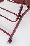 Bizzotto Sezlong pentru gradina / terasa, din metal si material textil, Raul Caramiziu, l63-68xA195xH101 cm