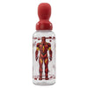 Sticla de apa pentru copii cu figurina, din plastic, Iron Man Multicolor, 560 ml (1)