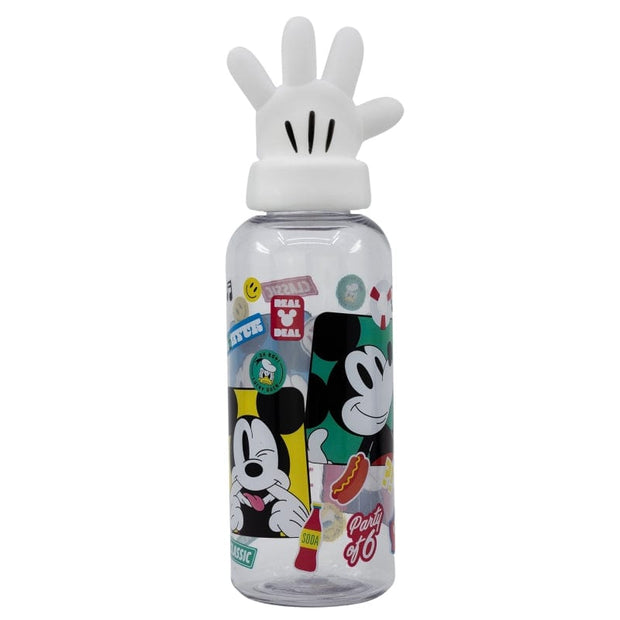 Sticla de apa pentru copii cu figurina, din plastic, Mickey Mouse Multicolor, 560 ml