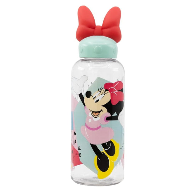 Sticla de apa pentru copii cu figurina, din plastic, More Minnie Multicolor, 560 ml