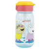 Sticla de apa pentru copii, cu pai, din plastic, Peppa Pig Multicolor, 510 ml (1)