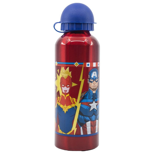 Sticla de apa pentru copii, din aluminiu, Avengers Multicolor, 530 ml (1)