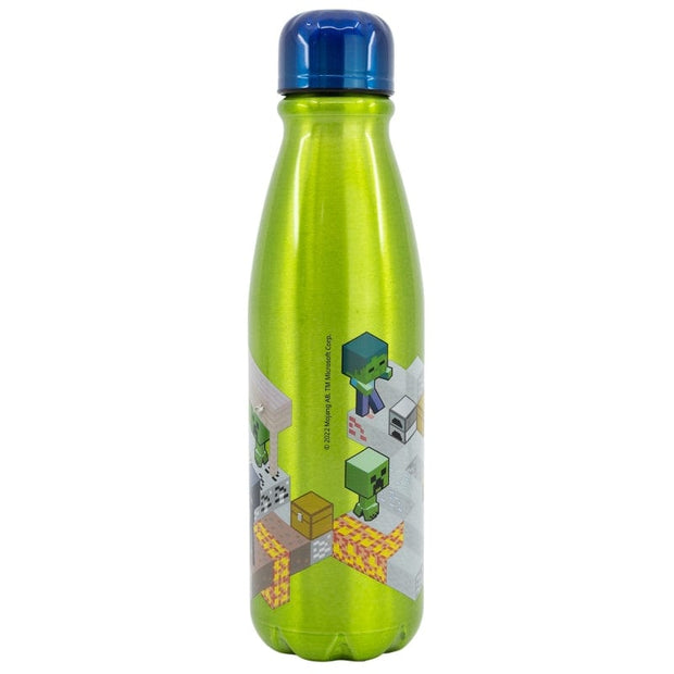 Sticla de apa pentru copii, din aluminiu, Minecraft Multicolor, 600 ml (1)