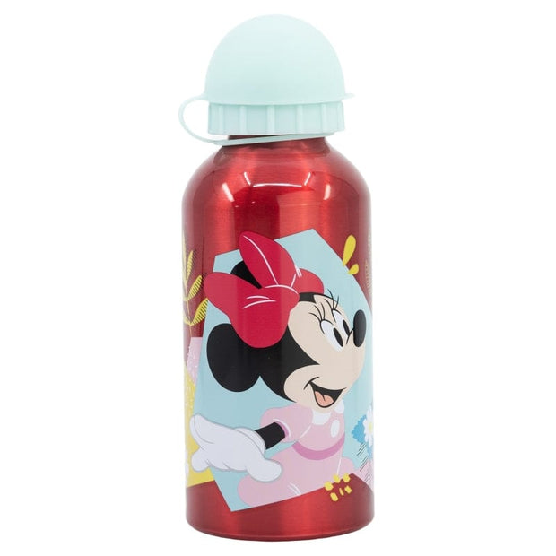 Sticla de apa pentru copii, din aluminiu, Minnie Mouse Multicolor, 400 ml