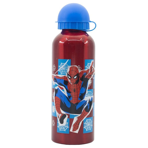 Sticla de apa pentru copii, din aluminiu, Spider-Man Multicolor, 530 ml