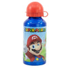 Sticla de apa pentru copii, din aluminiu, Super Mario Multicolor, 400 ml