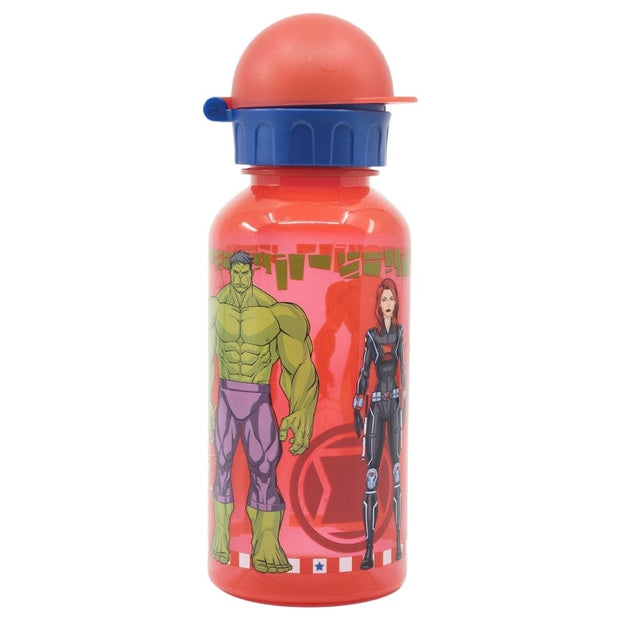 Sticla de apa pentru copii, din plastic, Avengers Multicolor, 370 ml (1)