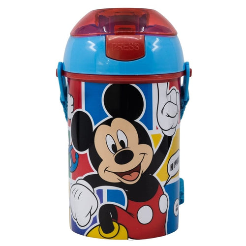 Sticla de apa pentru copii, din plastic, Mickey Mouse Multicolor, 450 ml