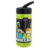 Sticla de apa pentru copii, din plastic, Minecraft Multicolor, 410 ml