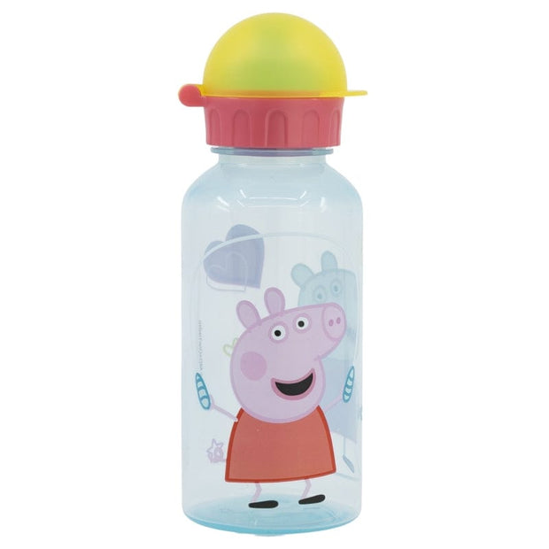 Sticla de apa pentru copii, din plastic, Peppa Pig Multicolor, 370 ml