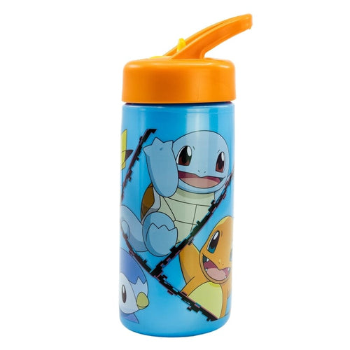 Sticla de apa pentru copii, din plastic, Pokemon Multicolor, 410 ml