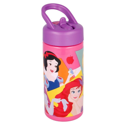 Sticla de apa pentru copii, din plastic, Princesses Multicolor, 410 ml