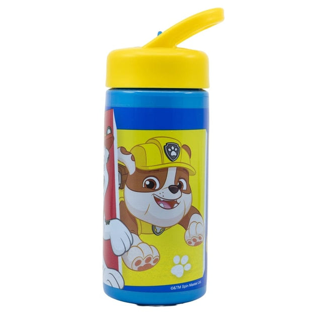 Sticla de apa pentru copii, din plastic, Pup Power Multicolor, 410 ml