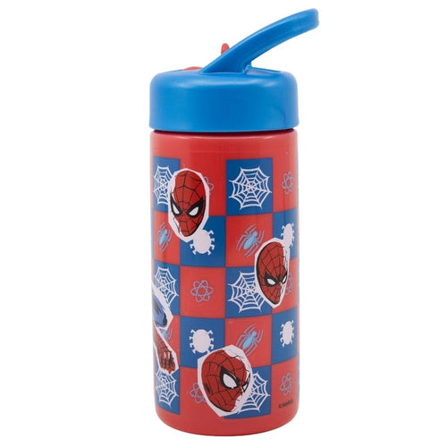 Sticla de apa pentru copii, din plastic, Spider-Man Multicolor, 410 ml