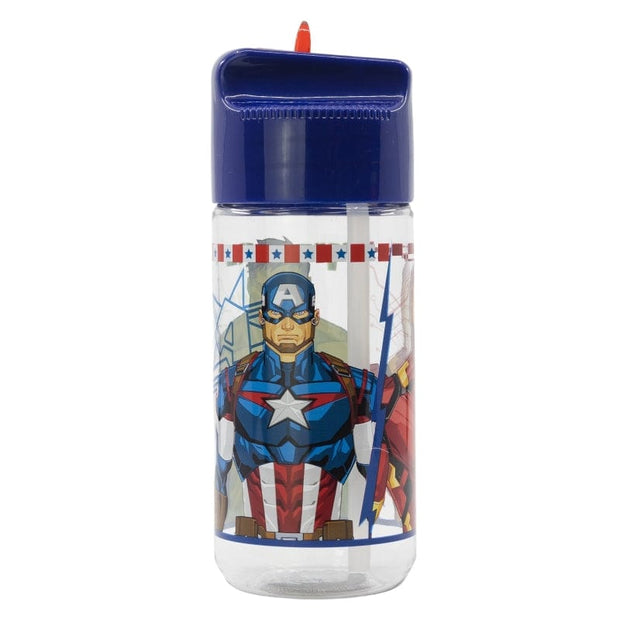 Sticla de apa pentru copii, din tritan, Avengers Multicolor, 430 ml (1)