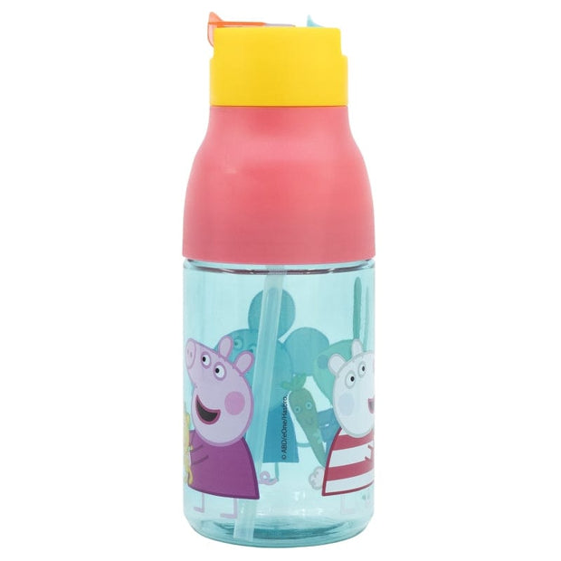 Sticla de apa pentru copii, din tritan, Peppa Pig Multicolor, 420 ml (1)