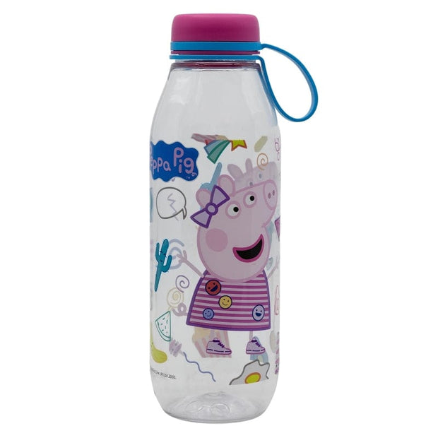 Sticla de apa pentru copii, din tritan, Peppa Pig Multicolor, 650 ml