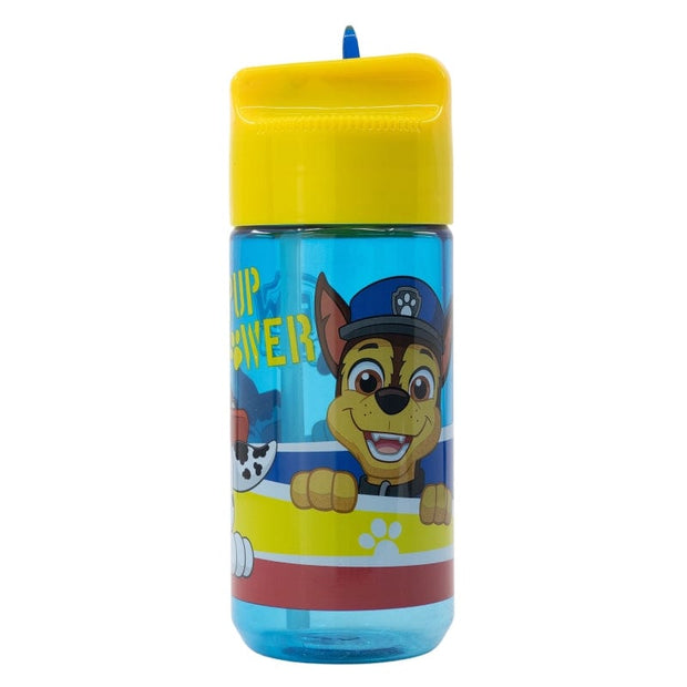 Sticla de apa pentru copii, din tritan, Pup Power Multicolor, 430 ml