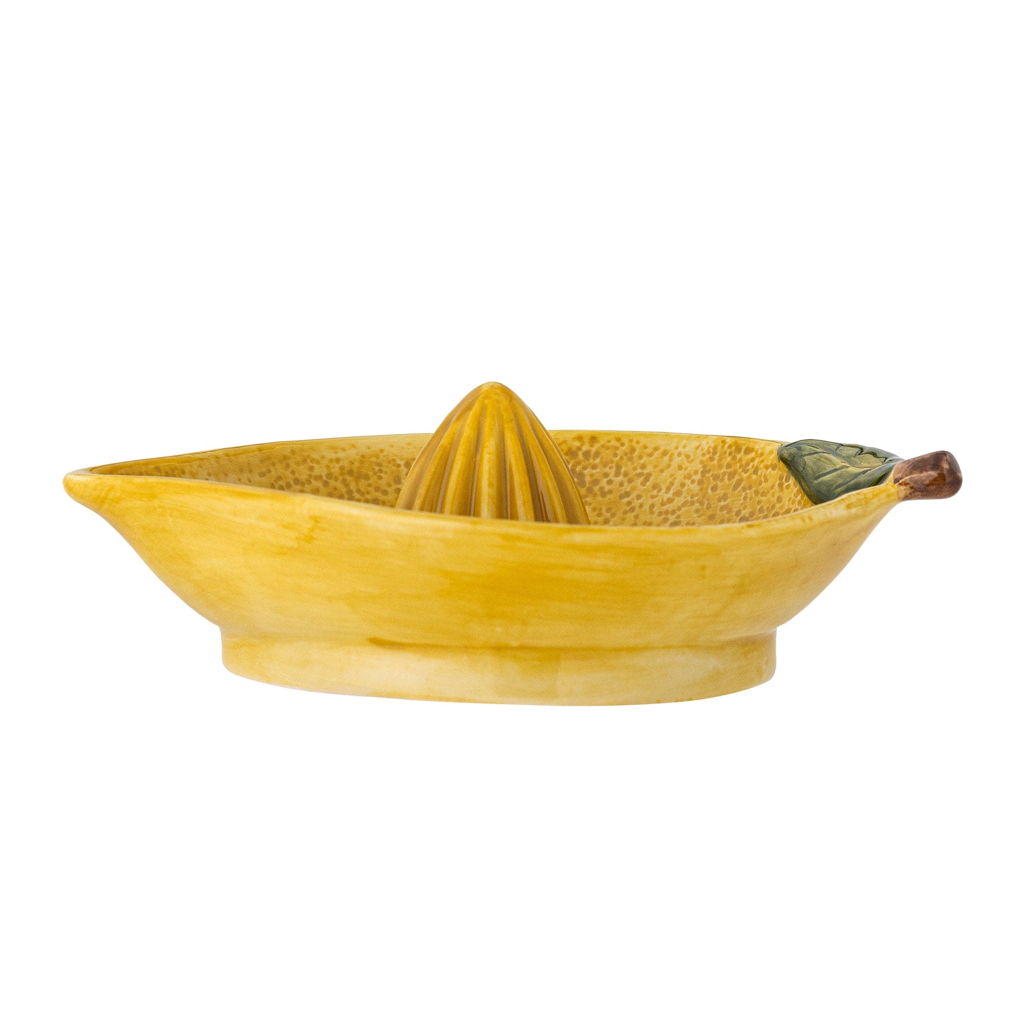 Bloomingville Storcator de citrice din ceramica, Limone Galben, L15,5xl10,5xH5 cm