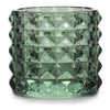 Decoking Suport lumanare din sticla, Malaga L Verde Inchis, Ø9,5xH8,8 cm