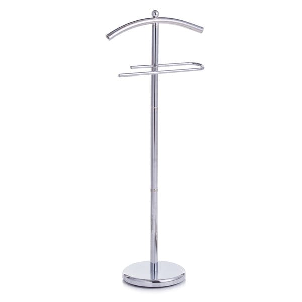 Suport metalic pentru haine, Valet Stand Crom, l43xA25,5xH109 cm