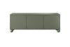 Comoda TV din MDF si lemn, cu 3 usi, Sonatia 150-3D Verde Olive, l150xA45xH57 cm (3)