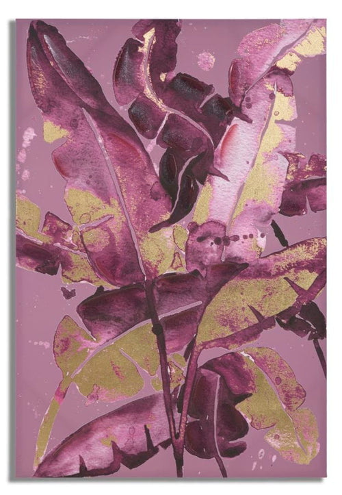 Mauro Ferretti Tablou Canvas Dark Leaves Multicolor, 80 x 120 cm