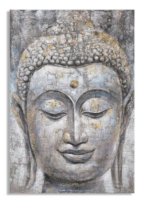 Mauro Ferretti Tablou Canvas Face Buddha Light -A- Multicolor, 80 x 120 cm